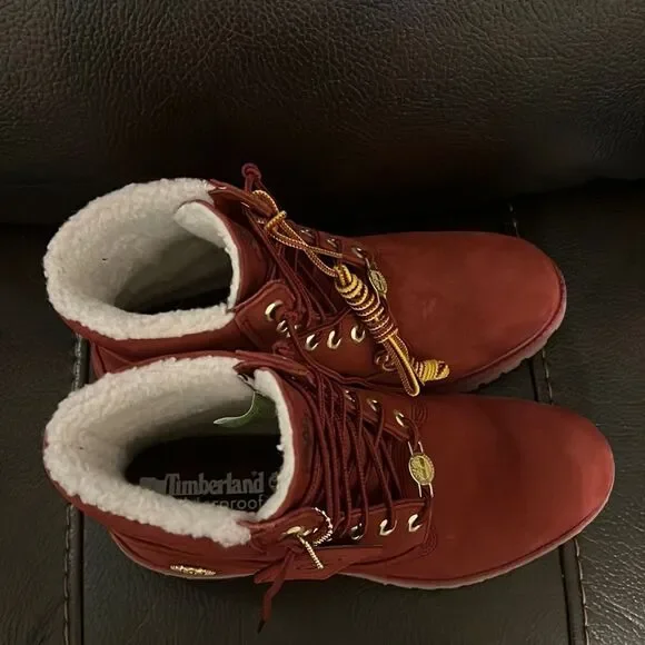 Timberland mens 6 Premium shearling Waterproof Boots